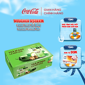 [TẶNG VOUCHER ESTEEM] Thùng 24 lon Trà Bí Đao La Hán Quả Fuzetea Lon (320ml/lon x 24) Sale 15.5