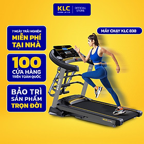 Máy chạy bộ tại nhà KLC Aguri KLA 838 giúp tăng cơ giảm mỡ