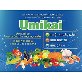 Mua UMIKAI-Bột ngâm sữa thực phẩm-Khử thuốc trừ sâu hóa chất độc hại vi khuẩn nấm mốc
