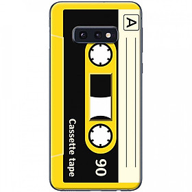 Ốp lưng dành cho Samsung Galaxy S10E mẫu Cassette vàng