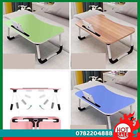 Mua Bàn Để Laptop Có Khe Để Ipad  Smartphone (Chất Liệu Gỗ Cao Cấp  Bền Đẹp) - CH Hương Thị Miễn Phí Vận Chuyển