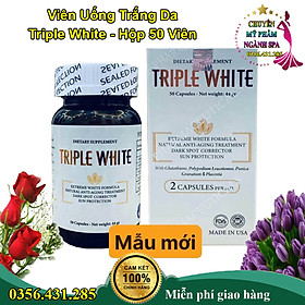 Viên uống trắng da Triple White Glutathione 1200 mg ( Hàng Nhập Khẩu Mỹ )