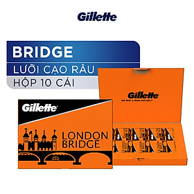 Lưỡi Lam Cạo Râu Gillette London Bridge Hộp 10 Cái