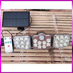 Mua Đèn năng lượng mặt trời cảm ứng  loại đèn led cảm biến hồng ngoại kèm thiết bị điều khiển từ xa với nhiều chế độ sáng
