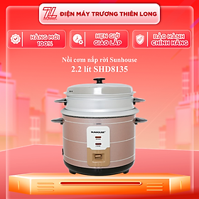Nồi Cơm Điện Nắp Rời Sunhouse SHD8135 (2.2L) - Hàng chính hãng