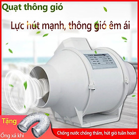 Mua Quạt thông gió đường ống tròn động lực mạnh hút mùi thông gió