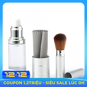 Bộ Vệ Sinh Macbook 3in1 Dung Dịch 60ml, Khăn Lau, Chổi Quét Bụi