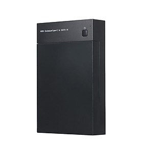 Hộp Lắp Ổ Cứng Ngoài USB 3.1 Với Cổng Type-C sang SSD HDD 2.5/3.5 inch Dùng Cho TV/Máy Tính/PS4