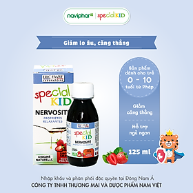 TPBVSK Special Kid Nervosité - Siro giảm lo âu, bồn chồn, căng thẳng (125ml) [Nhập khẩu Pháp]