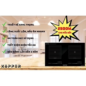 Mua Bếp Từ Đôi Inverter Kopper KP9981PRO Hàng Chính Hãng Bảo Hành 3 Năm