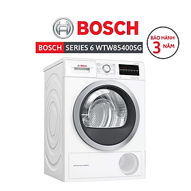 Mua Máy sấy Bosch tụ hơi và bơm nhiệt 9kg - WTW85400SG Series 6  sx tại Balan - Hàng chính hãng