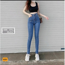 Quần jean nữ Lưng Cao Julido Store, chất jean co dãn 4 chiều ống ôm chân mẫu mới MS631