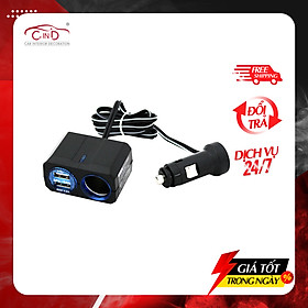 Bộ Chia Tẩu Ô Tô 1 Ổ Và 2 Cổng Usb Có Dây AIR-Q PZ-709