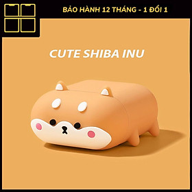 Mua Vỏ Ốp Dành Cho Airpod Case 1/2/Pro chống va đập  ốp airpod siêu dễ thương Shiba Inu