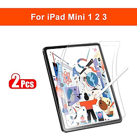 2pcs Giấy giống như màn hình Bảo vệ Phim Matte Pet Viết cho iPad Air 4 5 Pro 11 mini 6 10.9 10.2