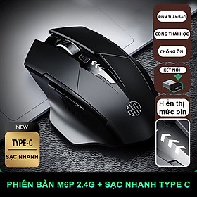 Mua ￼Chuột gaming không dây bluetooth sạc pin TEKKIN INPHIC M6P cho game thủ chơi game chuyên nghiệp kết nối Wireless 2.4G - hàng chính hãng