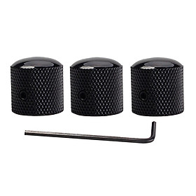 3 Pieces Guitar Volume Tone Control Knobs With Wrench Guitar Replacement Part