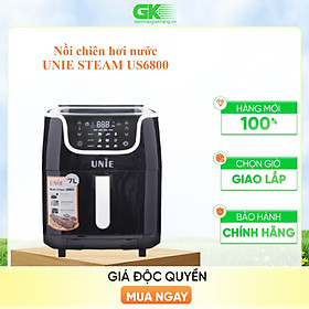 Nồi chiên hơi nước kết hợp nướng hấp UNIE Steam US6800 công suất - Hàng chính hãng