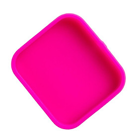 Silicone Gel Lens Cap Protective Cover for   5 Black Action Camera Rose Red