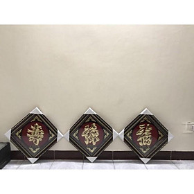Mua Tranh chữ bằng đồng Phước ( Phúc Lộc Thọ