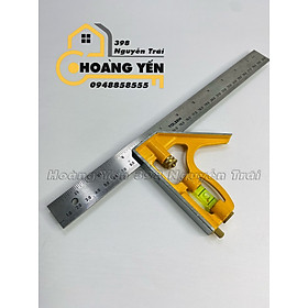 Mua Thước Ke vuông đo góc có li vô Tolsen 35037 (300mm12  )  Thước vuông thăng bằng  Thước thủy đo góc
