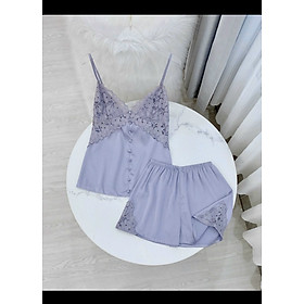 Set bộ ngủ 2 dây ren cực SEXY T189 GIAO HOẢ TỐC HCM