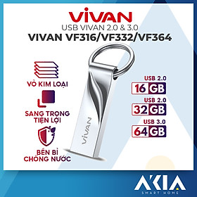 Hình ảnh USB 16GB/32GB - Hàng Chính Hãng - VIVAN VF316/VF332