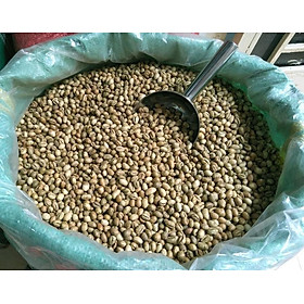 Cà phê robusta nhân sống chưa rang -  hàng chọn lọc từ nông hô 1 kg - Moka cafe