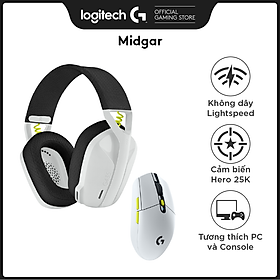 Combo Game Không Dây Logitech G: Chuột Lightspeed G304 SE và Tai nghe Bluetooth G435 SE, tương thích PC,MAC PS4 PS5, Micro kép tích hợp - Hàng Chính Hãng							