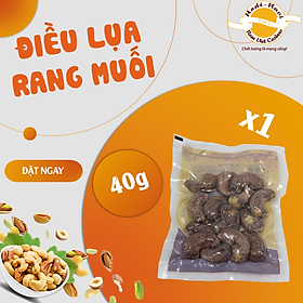 Điều lụa rang muối Hodi - NaVi còn vỏ, túi hút chân không 40g