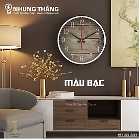 Đồng Hồ Treo Tường DH-9211 - Decor Phong Cách Vintage , Cổ Điển - Đường Kính 30.5CM