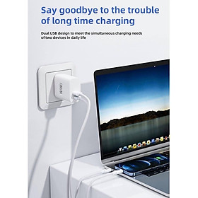 Mua Củ Sạc WiWu Comet 30W Power Adapter PQ305C Hỗ Trợ Sạc Hai Thiết Bị Cùng Lúc  Tích Hợp Chíp Sạc Thông Minh - Hàng Chính Hãng