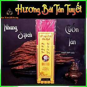 Mua Hương Nhang Cao Cấp - Hương Bài Tàn Tuyết Thơm Tự Nhiên Tàn Trắng Đậu Tàn - Nhang Sạch Tinh An Toàn Dài 38cm