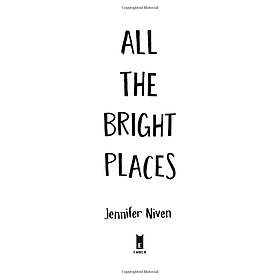 Download sách All The Bright Places (Paperback)