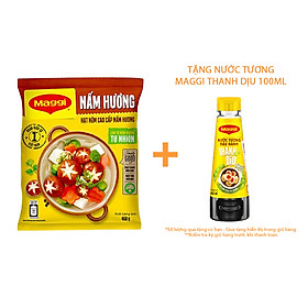 [Tặng Nước tương Maggi Thanh dịu 100ml] Hạt nêm cao cấp MAGGI Nấm Hương gói 450g