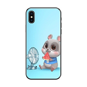 Ốp lưng TPU viền dẻo cho điện thoại IPHONE XS Hình Chuột Tết 2020 - Mẫu 18