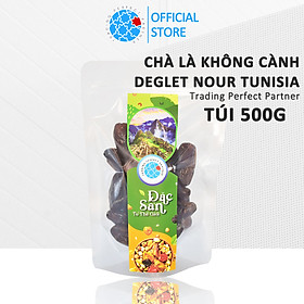 Quả Chà Là Không cành sấy khô tự nhiên Deglet Nour Tunisia TPP túi 250g