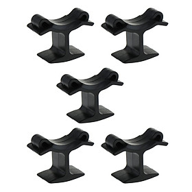 5 Pieces / Pack Referee Whistle Finger Grip Black