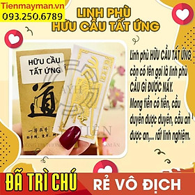 Mua Lá dán Hữu cầu tất ứng ( Đã trì chú  Decal linh phù dán điện thoại)
