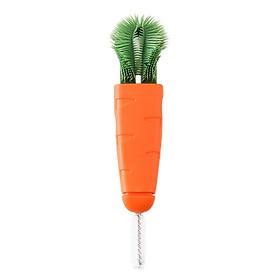 Creative Carrot Shape Cup Brush for Bottle Mouth Cover   Lid