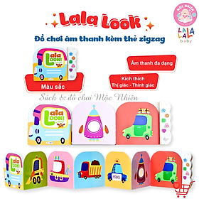 Sách âm thanh Lalalook đồ chơi kích thích thị giác não bộ phát triển cho bé sơ sinh Lalala baby