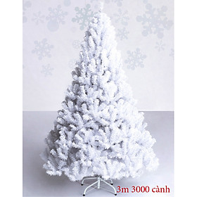 Cây thông noel 3m cước trắng