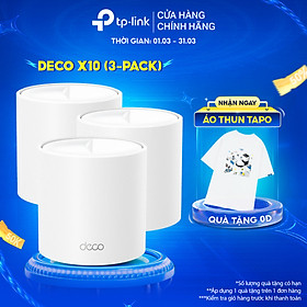 [Hàng Chính Hãng] Bộ Phát Wifi Mesh TP-Link Deco X10 Chuẩn Wifi 6 AX 1500Mbps