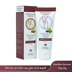 Kem Thoa Giãn Tĩnh Mạch Giúp Giảm Đau, Sưng, Phù Chân Vascovein (tuýp 50g)