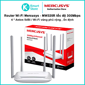 Mua Bộ Phát Wifi Mercusys MW325R Chuẩn N 300Mbps - Hàng Chính Hãng