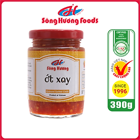 Hình ảnh Ớt Tươi Xay Sông Hương Foods Hũ 390g