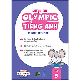 Ảnh bìa Luyện Thi Olympic Tiếng Anh - English Olympiad Lớp 5