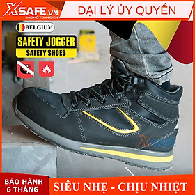 Giày bảo hộ lao động nam Jogger Speedy HRO da Nubuck cao cấp, cấu tạo phi kim siêu nhẹ, chịu nhiệt 300 độ, kiểu cao cổ