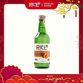 Rượu Soju Rice+ vị Đào