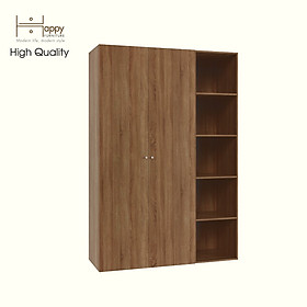 Mua  Happy Home Furniture  SCANDINA  Tủ quần áo 2 cánh mở kết hợp kệ   150cm x 55cm x 220cm ( DxRxC)  TCM_098